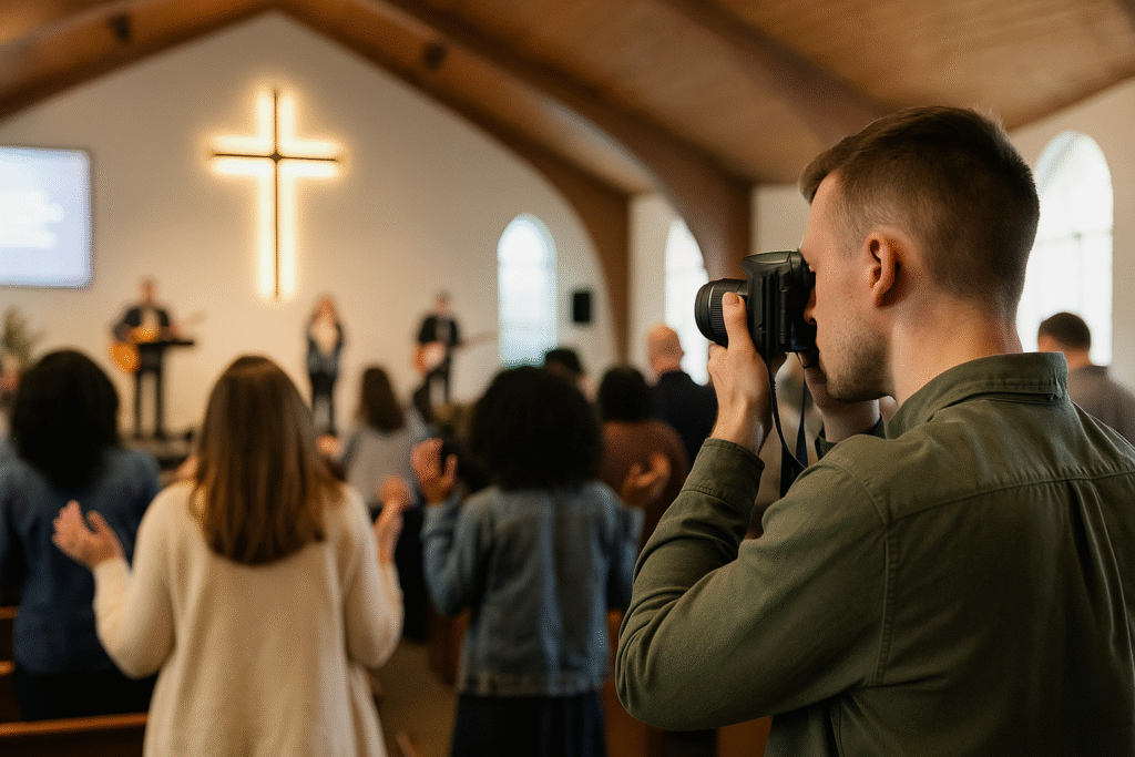 Fotografia em eventos cristãos: um olhar sensível, reverente e responsável